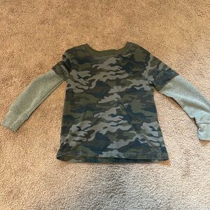 Layered long sleeve tee